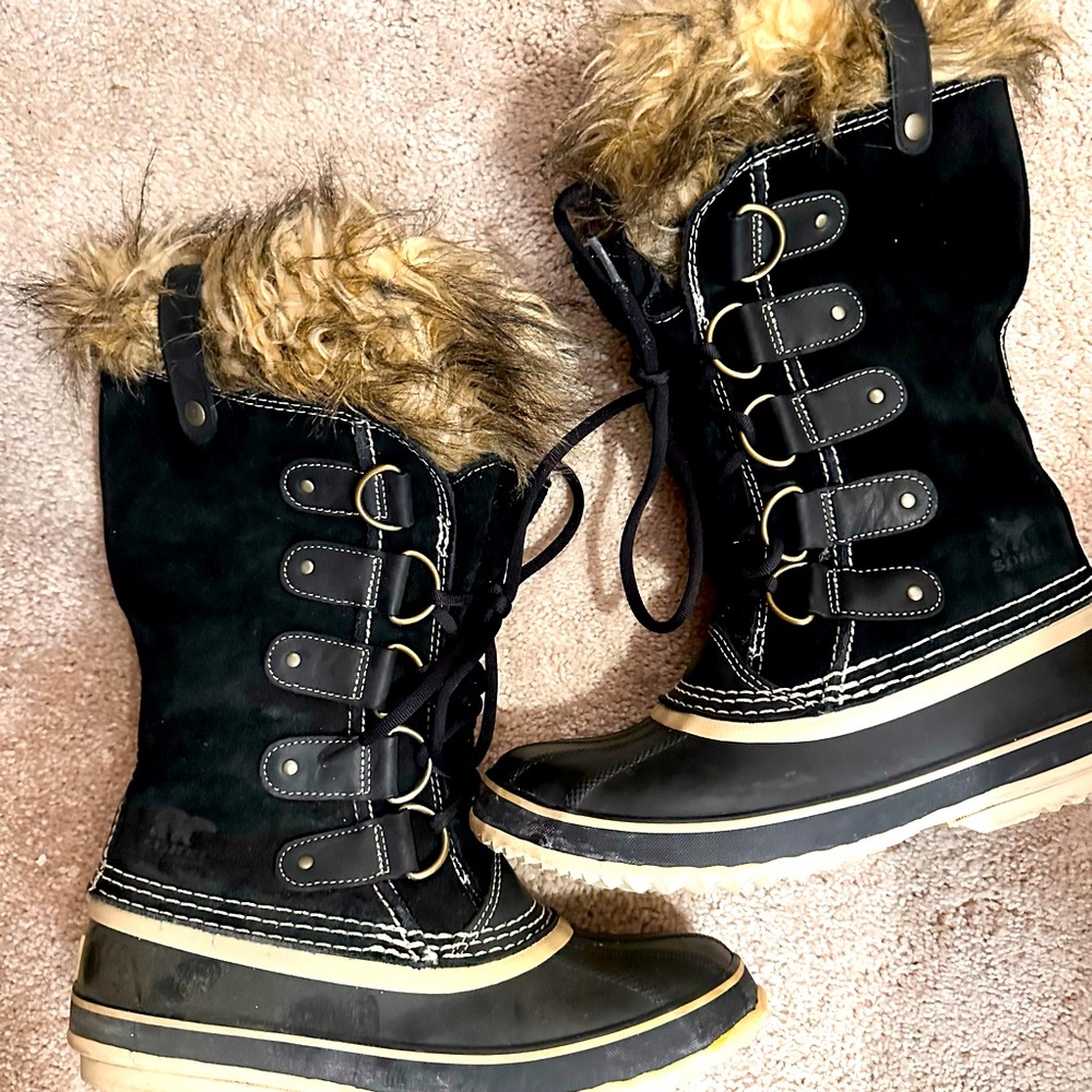 Sorel Joan of Arctic Women's Winter Snow Waterproof Leather Boots 8.5